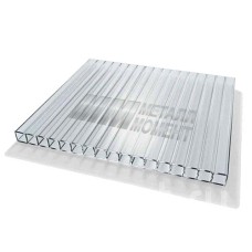 Сотовый поликарбонат GOLDEN PLAST Алма-Ата 6000x210x10 мм, Гарантия 15 лет, Прозрачный