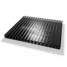 Сотовый поликарбонат GOLDEN PLAST Алма-Ата 12000x210x10 мм, Гарантия 15 лет, Черный