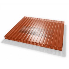Сотовый поликарбонат GOLDEN PLAST Алма-Ата 6000x210x10 мм, Гарантия 15 лет, Йодовый