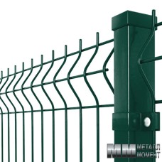Сетка сварная 3D ППК RAL 6005, 1,53x2,5 м, ячейка 50x200x3 мм, 4Р.