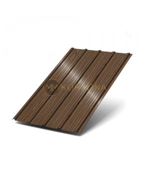 Профнастил ММ35-1000 ECOSTEEL Мореный Дуб-0.5