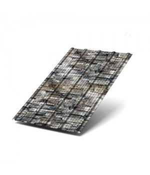 Профнастил ММ35-1000 ECOSTEEL Белый Камень-0.5