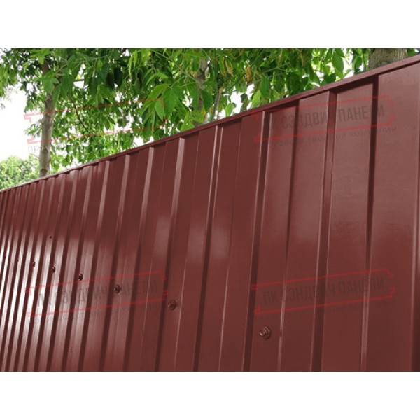 Profillangan varaq MP10x1100 Poliester RAL3009-0.7