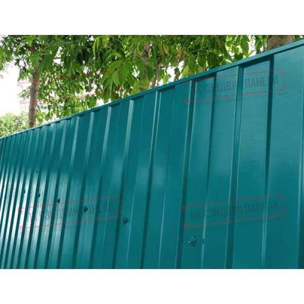 Профилланган варақ МП10х1100 Полиэстер RAL5021-0.4