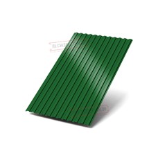 Профилированный лист МП10х1100 Полиэстер RAL6002-0.45 Профилированный лист МП10х1100 Полиэстер RAL6002-0.45