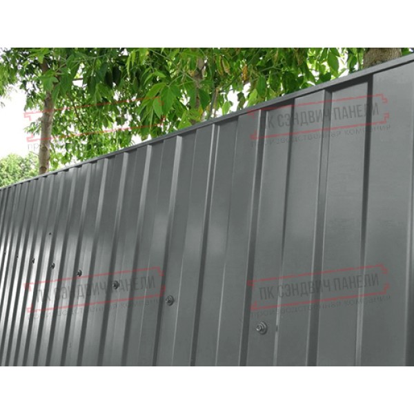 Profillangan varaq MP10x1100 Poliester RAL7005-0.45