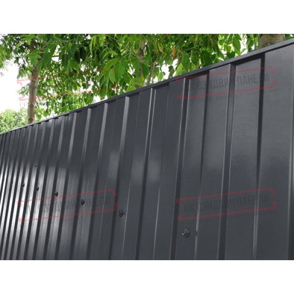 Profillangan varaq MP10x1100 Viking RAL7024-0.45