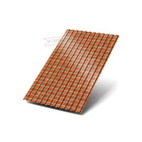 Профилированный лист МП10х1100 ECOSTEEL-Кирпич-0.5