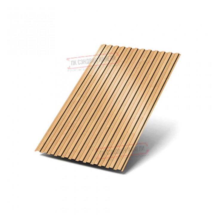 Профилированный лист МП10х1100 ECOSTEEL-Клен-0.5