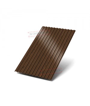 Профилированный лист МП10х1100 ECOSTEEL-МореныйДуб-0.5