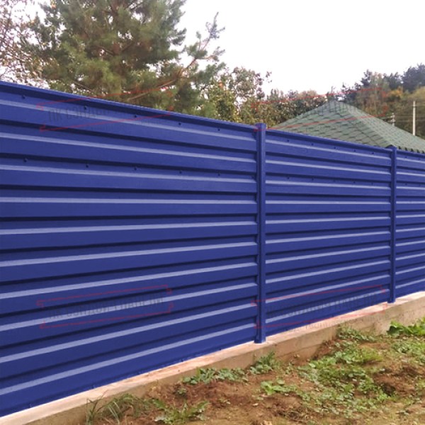 Profillangan varaq MP35-1035 Poliester RAL-5002-0.7