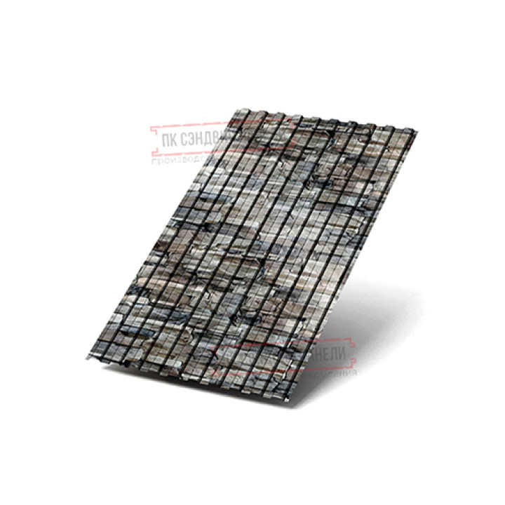 Профилированный лист С8х1150 ECOSTEEL-БелыйКамень-0.5