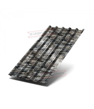 Профилированный лист С44-1000 ECOSTEEL-БелыйКамень-0.5