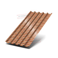 Профнастил С44-1000 ECOSTEEL-Гишт-0.5