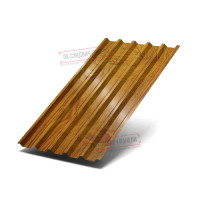Профнастил С44-1000 ECOSTEEL_T-ЗолотойДуб-0.5