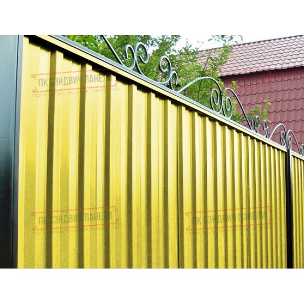 Profillangan varaq S-15-1190-0.5 Pural RAL 1018