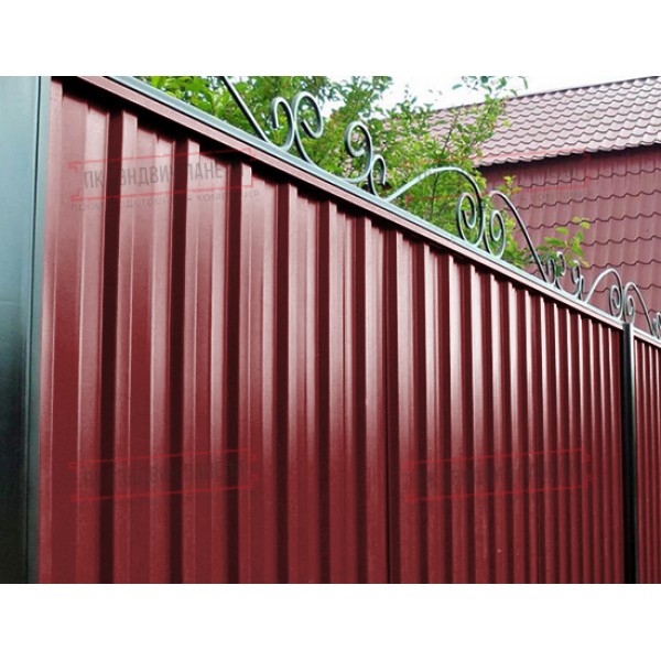 Профилланган варақ С-15-1190-0.5 (Rooftop Glance) RAL 3011