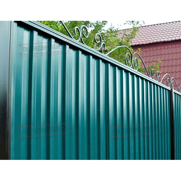 Профилланган варақ С-15-1190-0.5 (Rooftop Glance) RAL 5021
