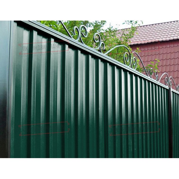 Profillangan varaq S-15-1190-0.5 (Rooftop Glance) RAL 6005