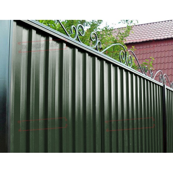 Profillangan varaq S-15-1190-0.5 (Rooftop Glance) RAL 6020
