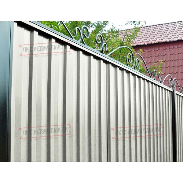 Профилланган варақ С-15-1190-0.7 Полиэстер RAL 9002