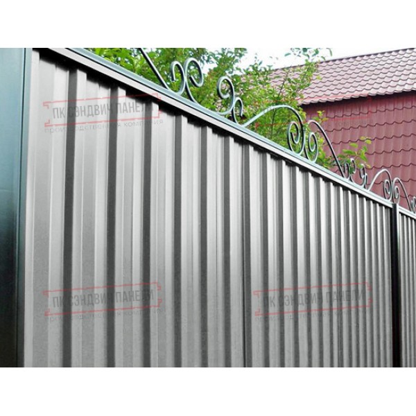 Профилланган варақ С-15-1190-0.4 Полиэстер RAL 9006