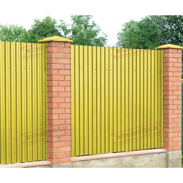Профилланган варақ C21х1000 Norman RAL1018-0.5