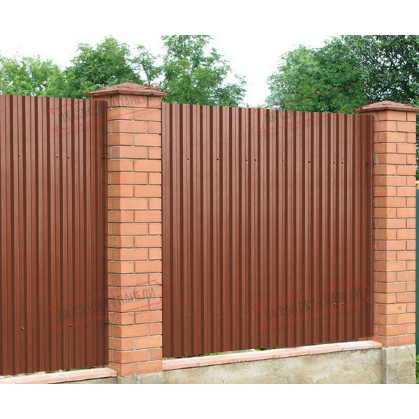 Профилланган варақ C21х1000 Norman RAL8004-0.5