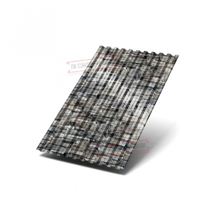 Профилированный лист C21х1000 ECOSTEEL-БелыйКамень-0.5