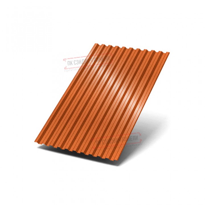 Профилированный лист C21х1000 AGNETA-CopperCopper-0.5