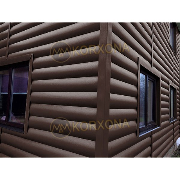 Блок-хаус 0,390 0,5 Стальной бархат RAL8017 от производителя