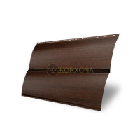 Блок-хаус 0,390 0,45 Print Twincolor Choco гофрированный