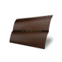 Блок-хаус 0,390 0,45 Print Twincolor Choco гофрированный от производителя