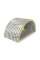 Penopoliuretandan arkali sendvich panellar, 0.5/0.5, eni 1000 mm, qalinligi 40 mm, RAL9002