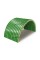 Mineral paxtadan arkali sendvich panellar, 0.5/0.5, eni 1000 mm, qalinligi 180 mm, RAL6018