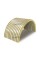 Penopoliuretandan arkali sendvich panellar, 0.5/0.5, eni 1200 mm, qalinligi 60 mm, RAL1014