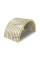 Penopoliuretandan arkali sendvich panellar, 0.5/0.5, eni 1200 mm, qalinligi 100 mm, RAL1015