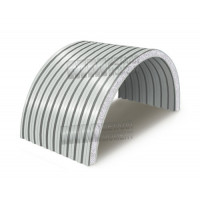 Penopolistiroldan arkali sendvich panellar, 0.5/0.5, eni 1000 mm, qalinligi 100 mm, RAL7047