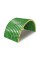 Penopoliuretandan arkali sendvich panellar, 0.5/0.5, eni 1000 mm, qalinligi 120 mm, RAL6018