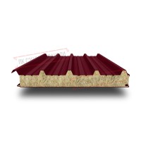 Tom uchun mineral paxta sendvich panellar 300 bordo