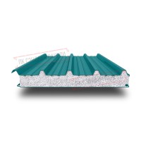 Том учун ППС сэндвич панеллар 60 RAL 5021