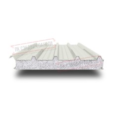 Кровельные сэндвич панели с ппс 100 RAL 9002 серо-белый