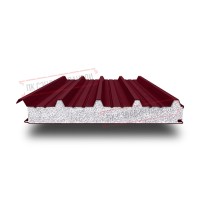 Tom uchun PPS sendvich panellar 120 bordo