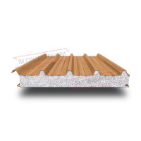 Кровельные сэндвич панели с ППС 150 дуб