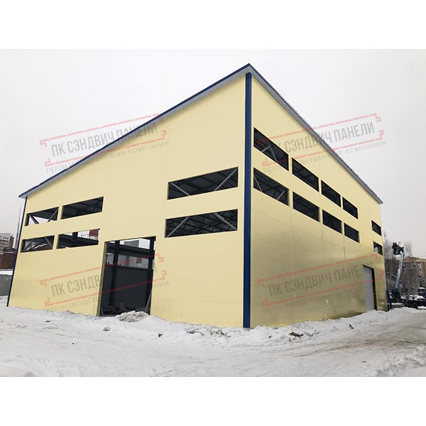 Devor uchun mineral paxta sendvich panellar 100 ral 1014