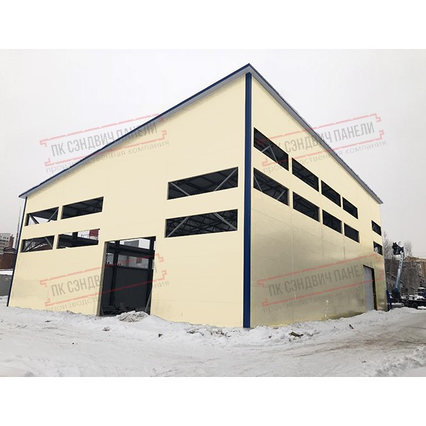 Devor uchun PPU sendvich panellar 150 ral 1015