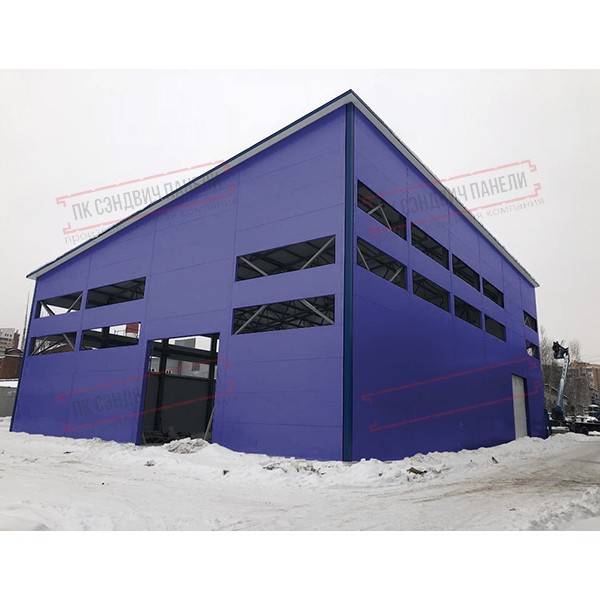 Devor uchun mineral paxta sendvich panellar 150 ral 5002
