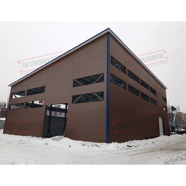 Devor uchun mineral paxta sendvich panellar 250 ral 8017