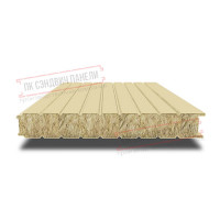 Девор учун минерал пахта сэндвич панеллар 150 ral 1014