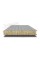 Devor uchun mineral paxta sendvich panellar 80 ral 7004